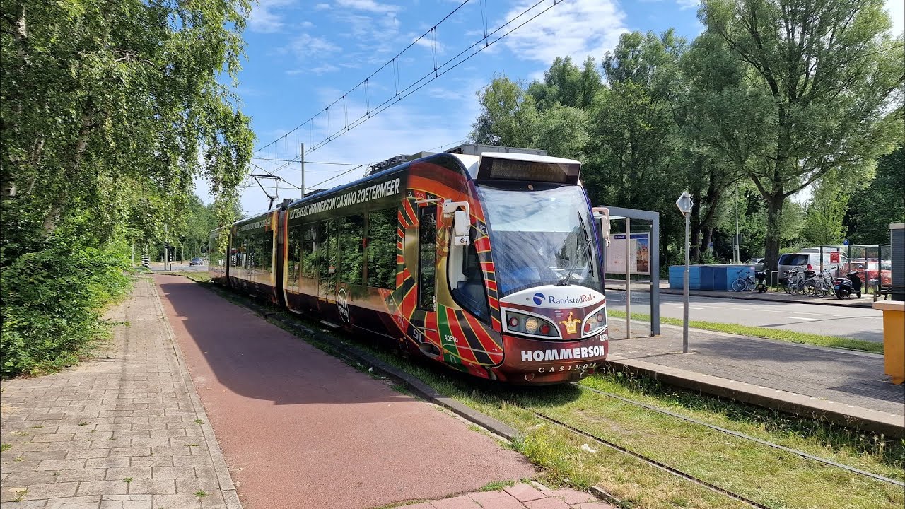 HTM RandstadRail 4 Den Haag De Uithof - Lansingerland-Zoetermeer | RegioCitadis 4051 Hommerson | '22