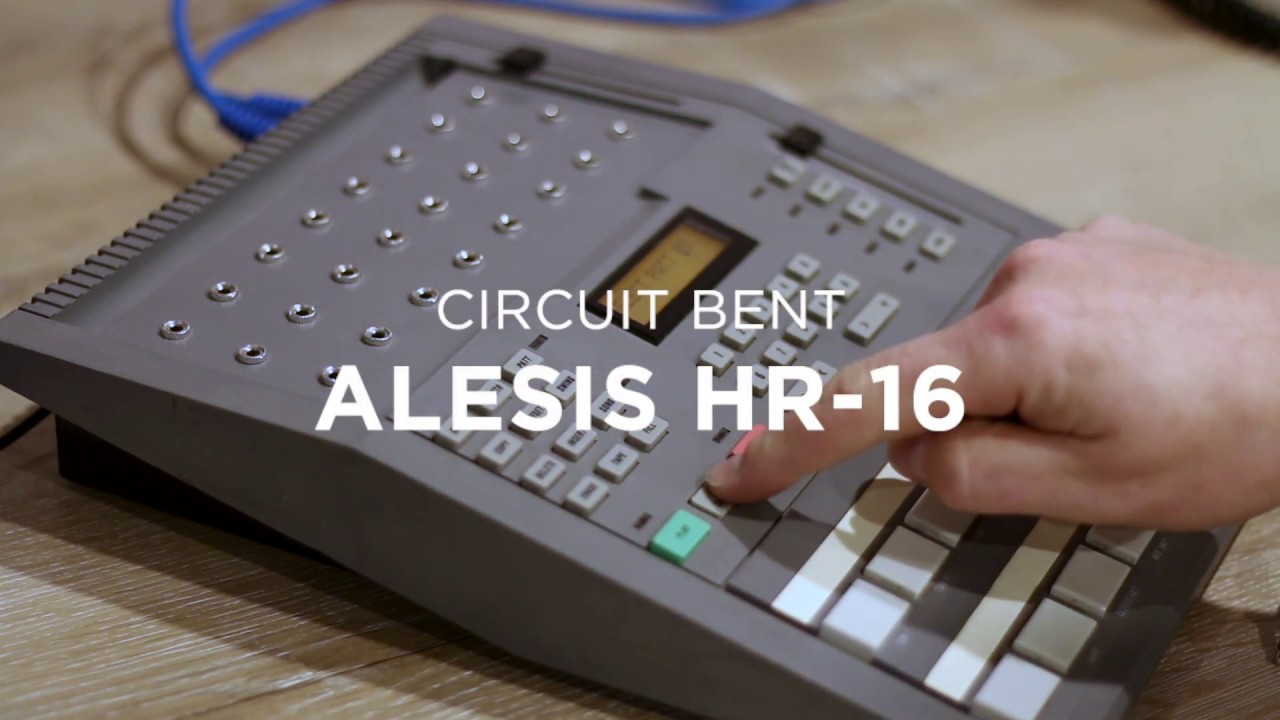 Circuit Bent Alesis HR-16 Drum Machine