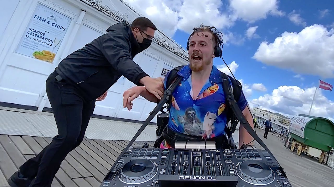 Detained DJ escapes SECURITY!
