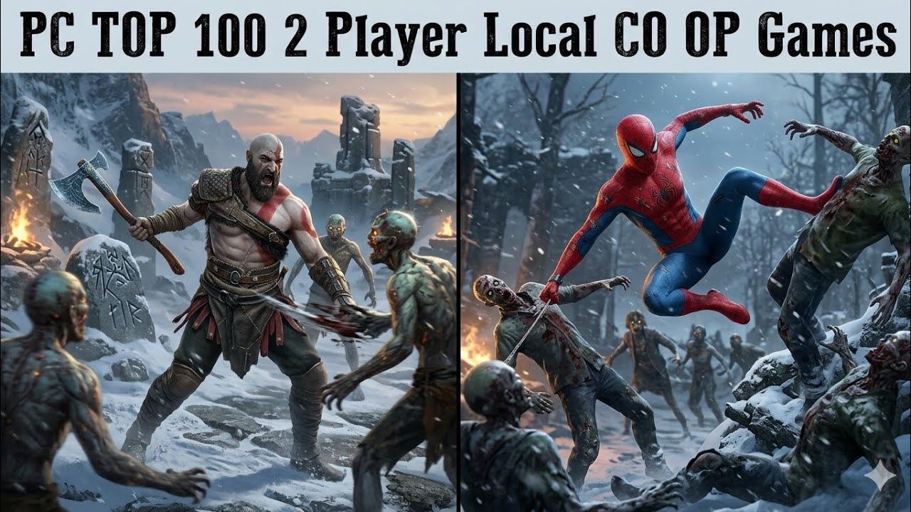 Игры для ПК на двоих | 100 лучших офлайн-игр для ПК | Игры с разделённым экраном | ОБНОВЛЕНО В 20...