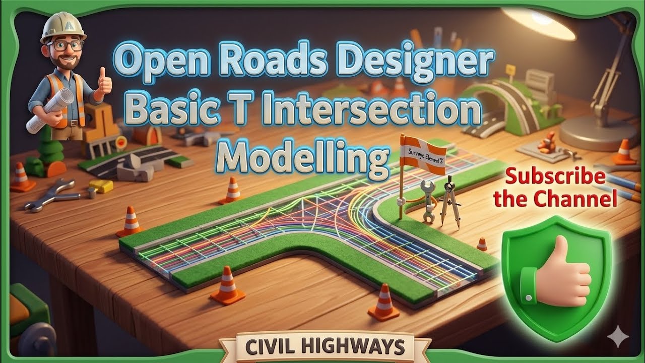 Basic T Intersection Modelling in Open Roads Designer