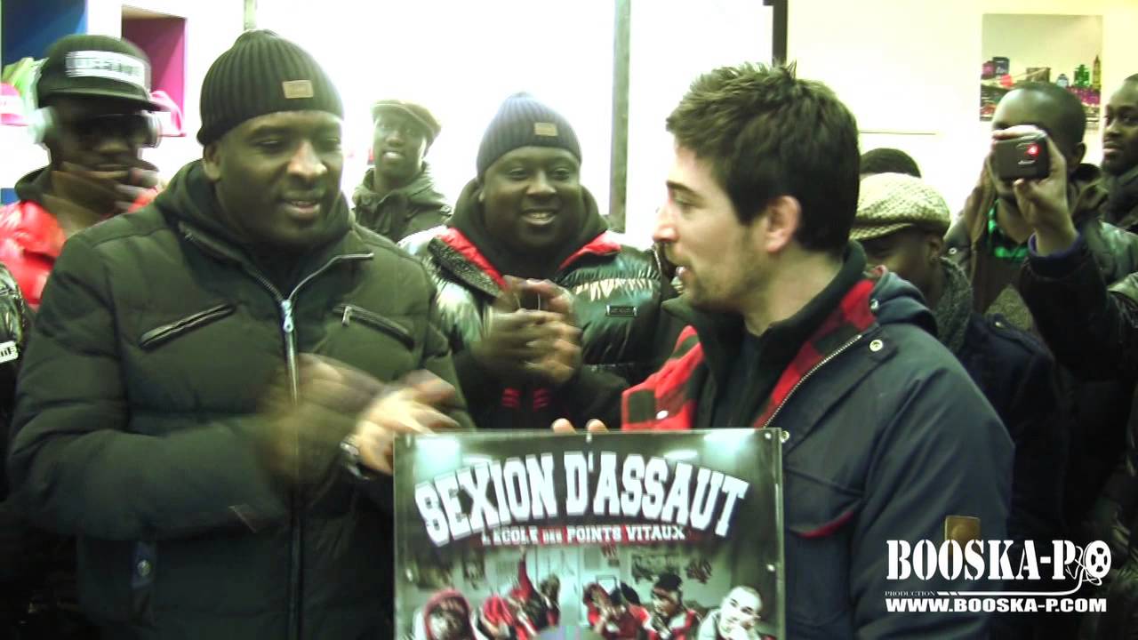 Sexion d'Assaut remise du disque de Platine L'Ecole des Points Vitaux