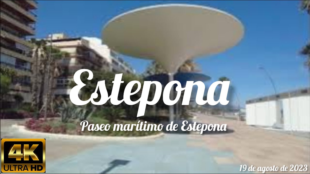 paseo marítimo de Estepona (Estepona) (4k) (19 de agosto de 2023)