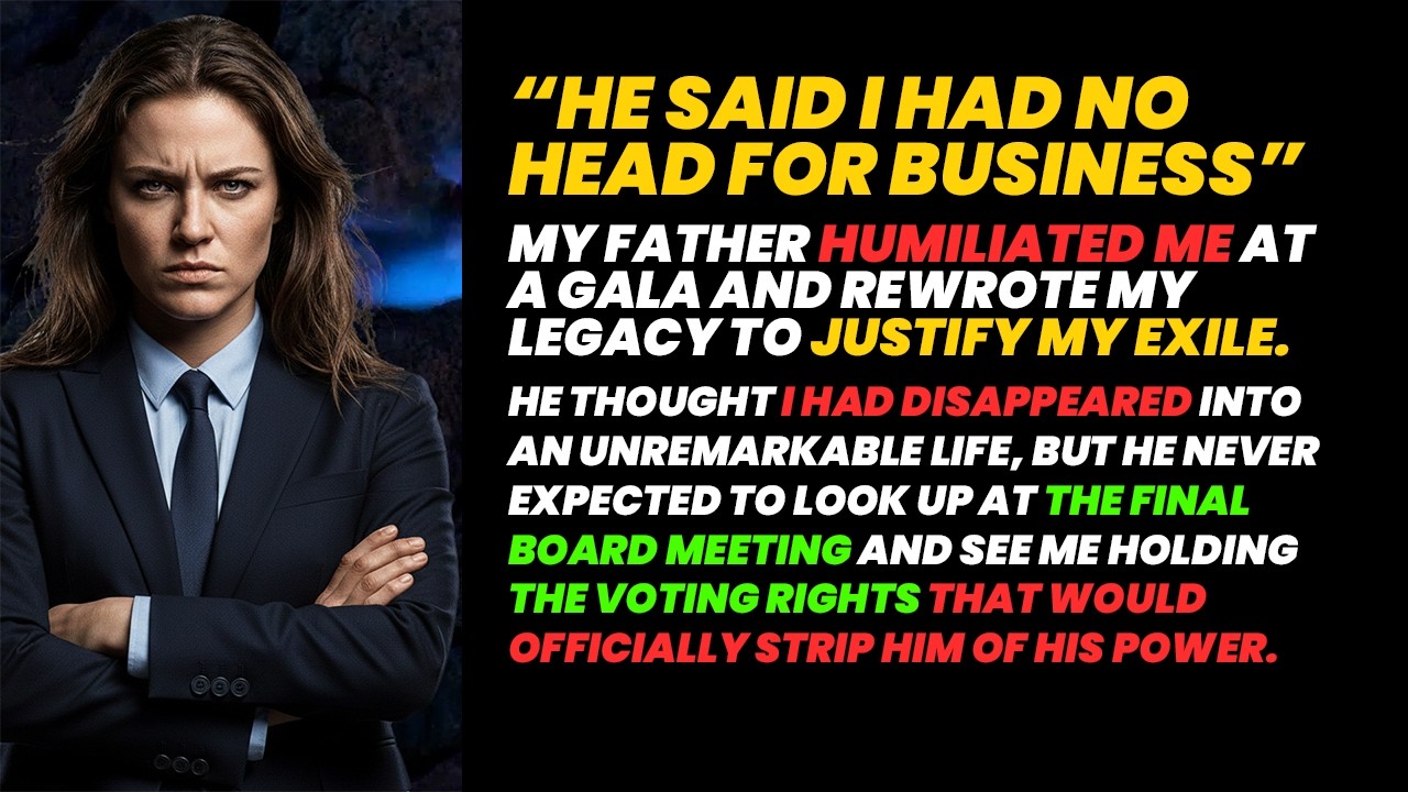 He Said I Had No Head for Business — Then I Took His Company in Silence