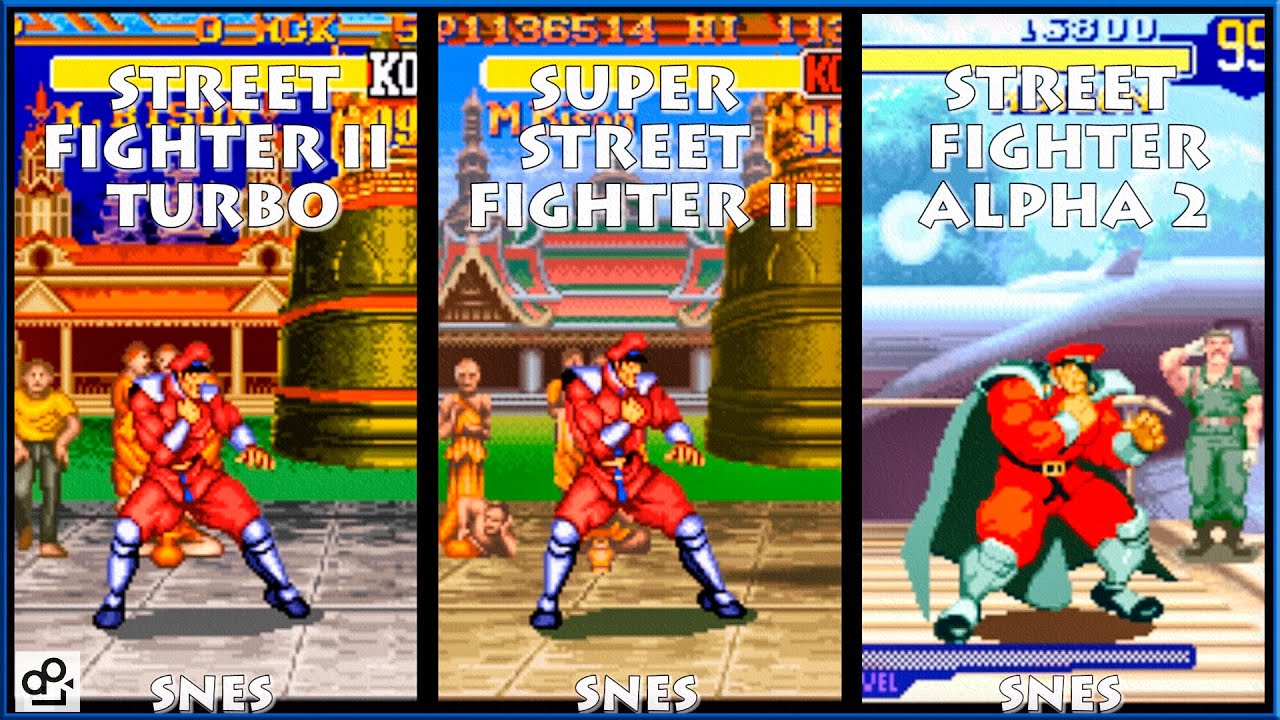 Street Fighter II M. BISON Graphic Evolution 1993-1996 (Super Nintendo) SNES
