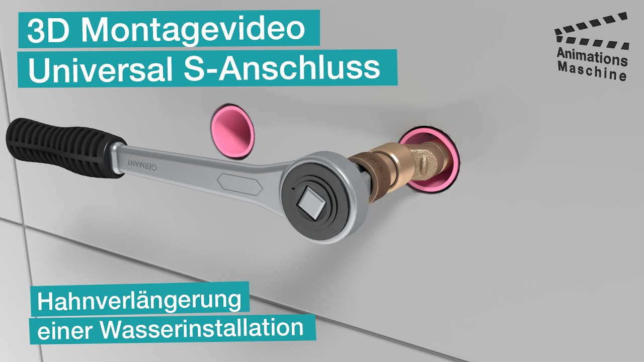 3D Montagevideo Universal S-Anschluss