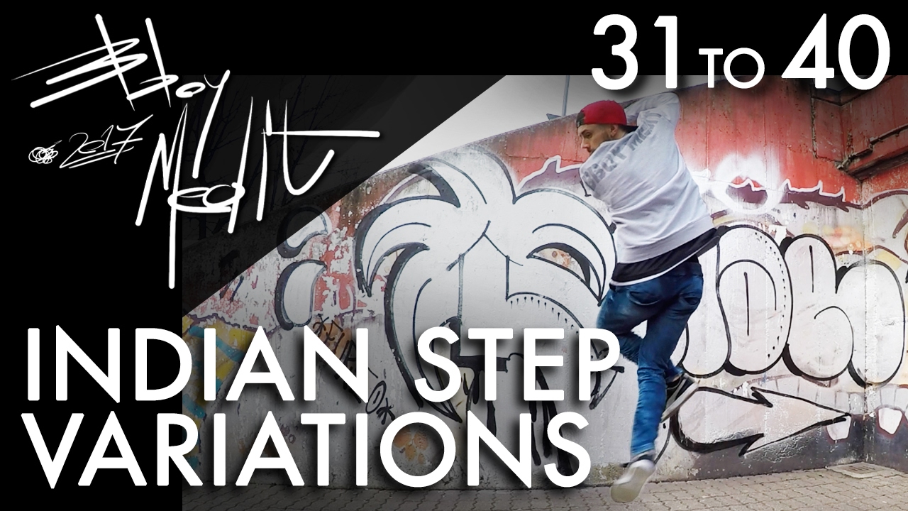 Breakdance Toprock tutorial • 40/100 Indian Step Variations • Bboy MeditRock