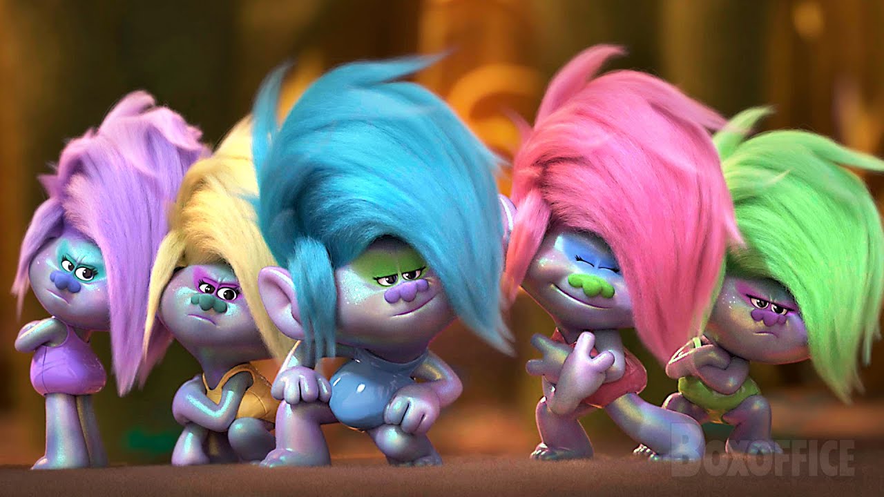 Trolls K-pop vs. Trolls Reggaaeton | Trolls 2: World Tour | Clip en Español