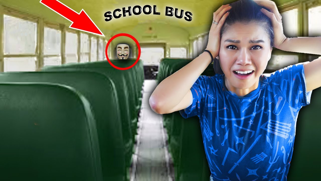 HACKER TRAPPED ME in ABANDONED SCHOOL BUS (Escape Room Challenge and Mystery Clues)