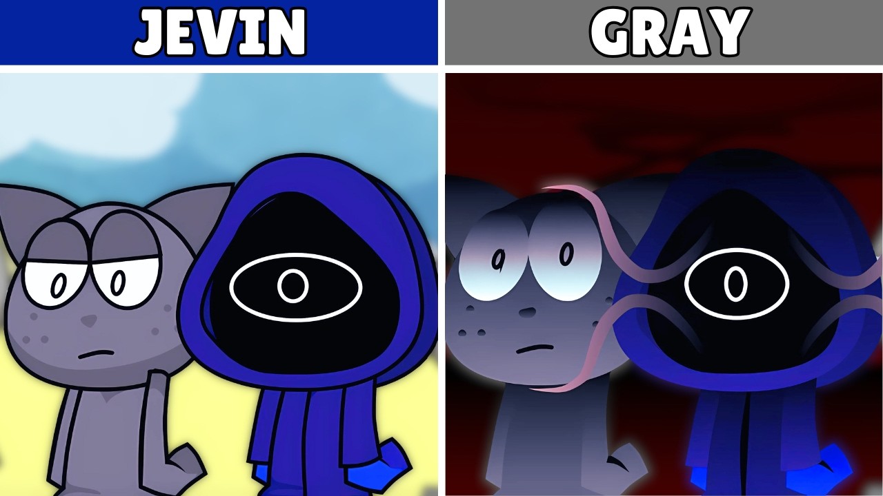 Incredibox Sprunki but MIX GRAY and JEVIN in ALL Different Mods
