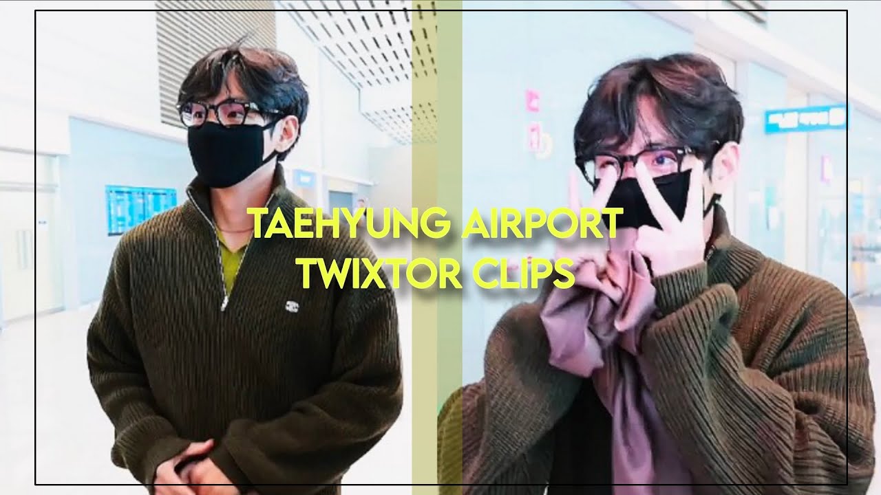 TAEHYUNG INCHEON AIRPORT DEPARTURE 12 NOV 2025 TWIXTOR CLIPS | BY JKNVSS |