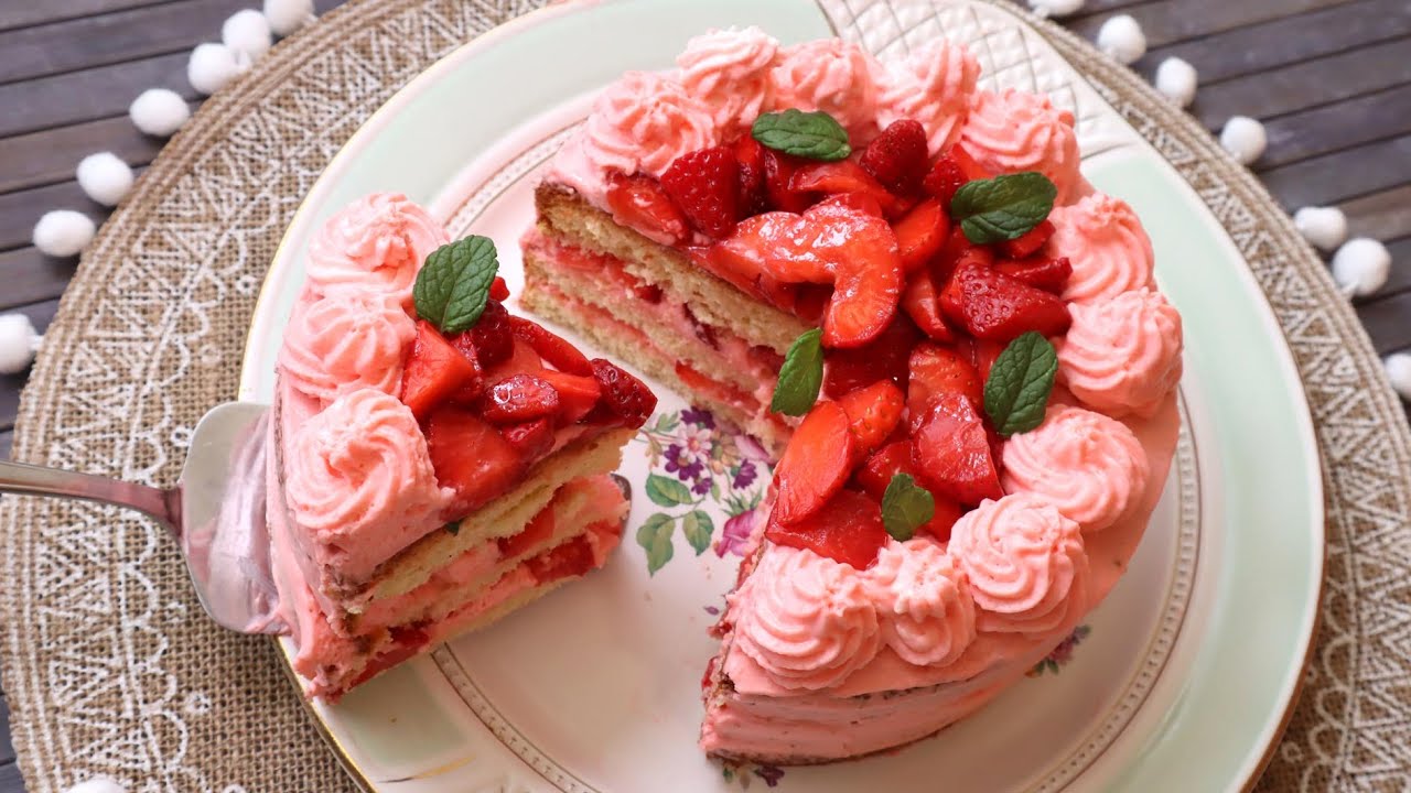 TARTA DE FRESAS 🍰🍓🍓