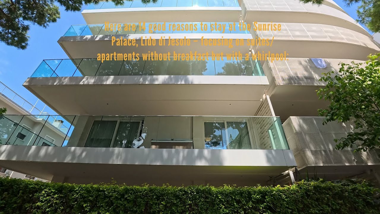 Stay Like Royalty! 👑☀️ Sunrise Palace Jesolo Apartments – Whirlpool & Rooftop Pool 🇮🇹 #apartment