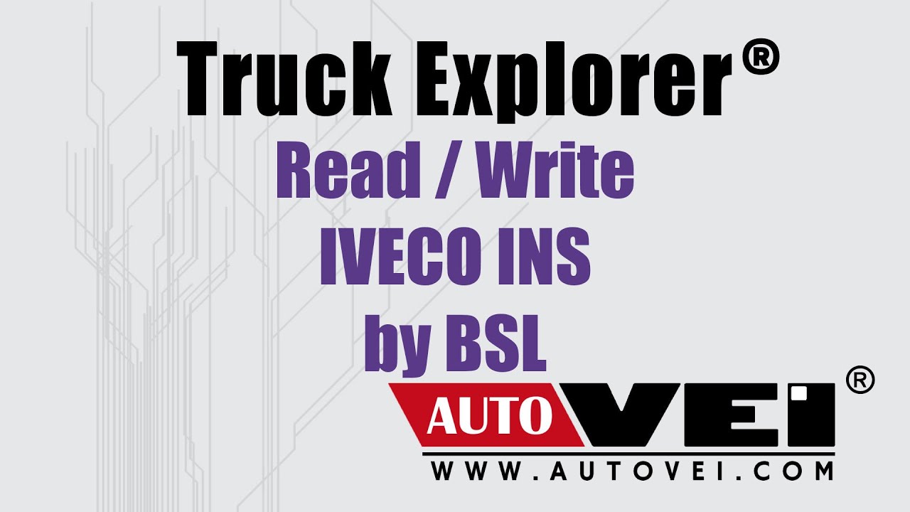 Iveco INS (instrument cluster) read/write/clone