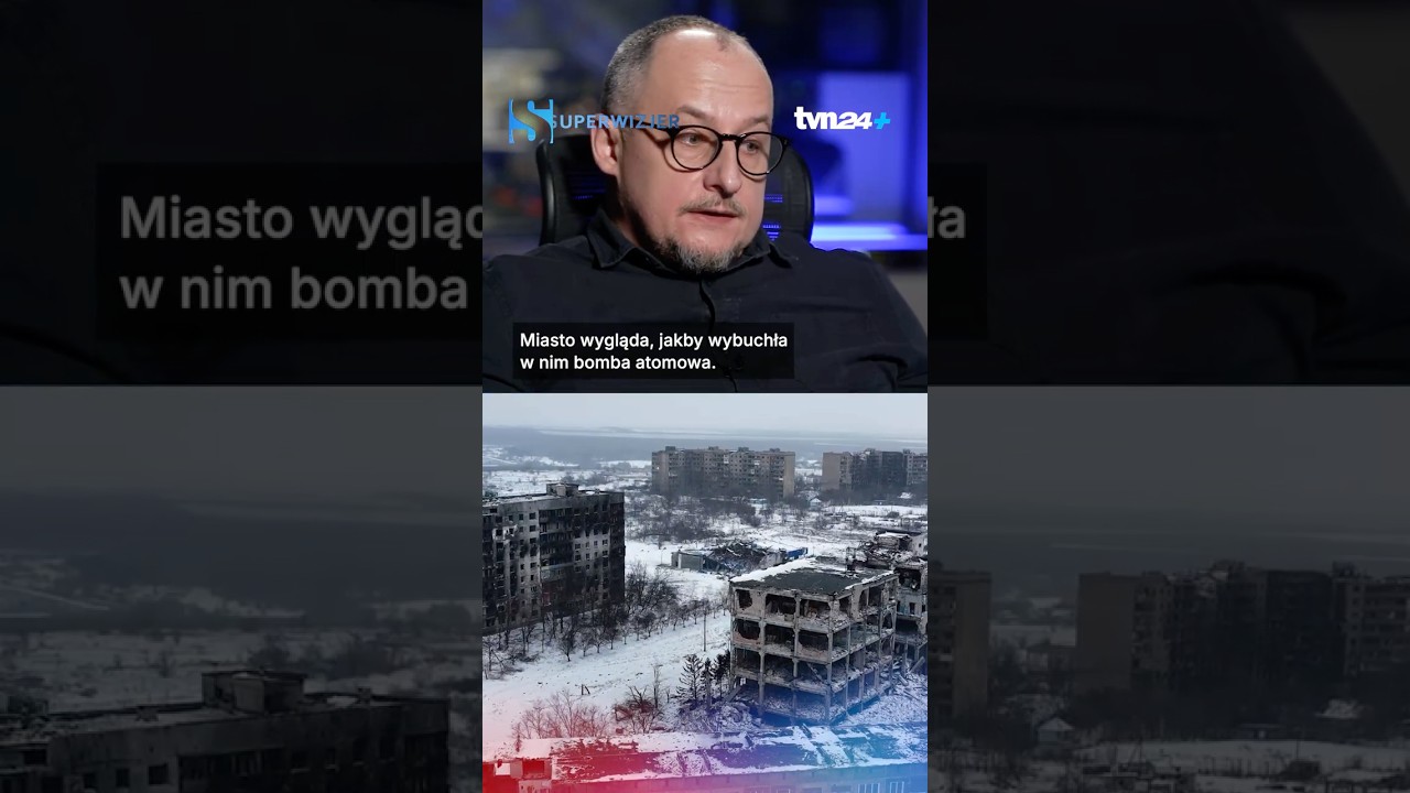 Jak wygląda miasto na wojennym froncie  #superwizjer #tvn24