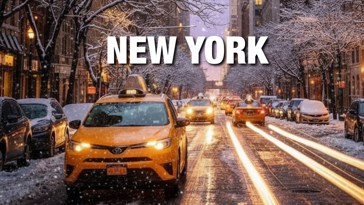 New York City LIVE FREEZING 🥶 Manhattan on Wednesday (January 28, 2026)