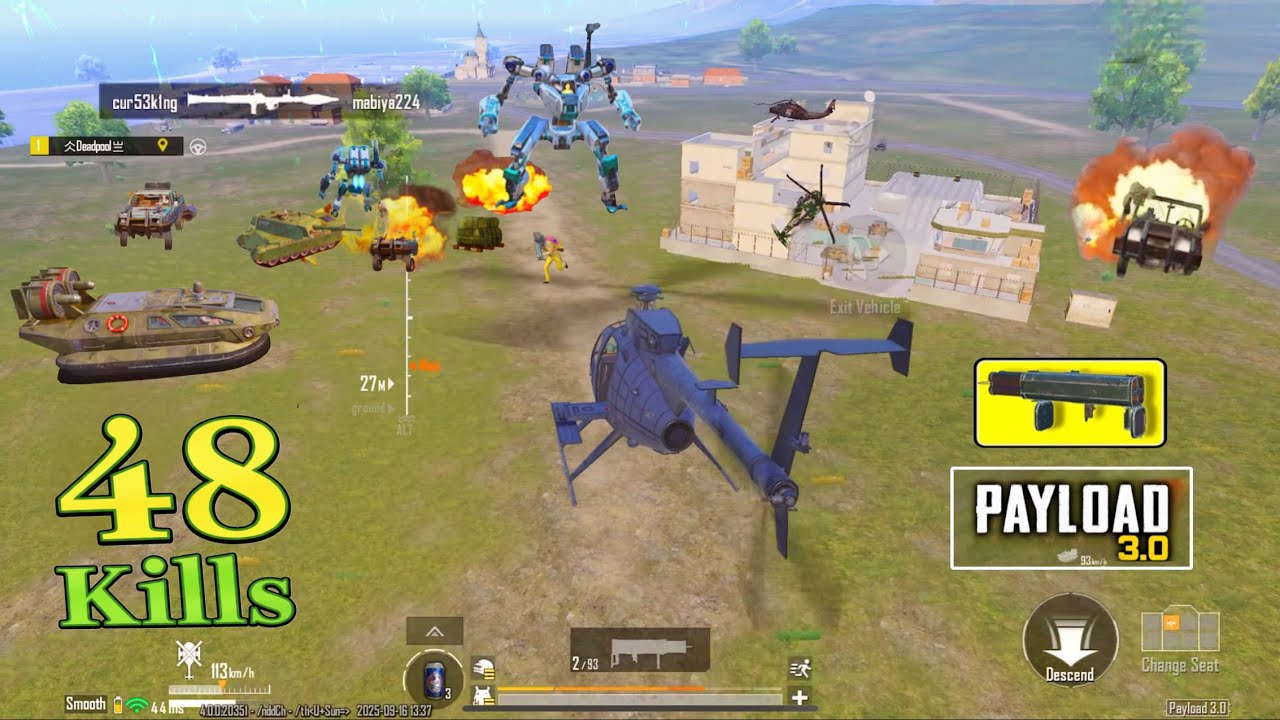 22+26🔥Ultimate Payload FirePower With M202⚡️Facing Noob Campers😁
