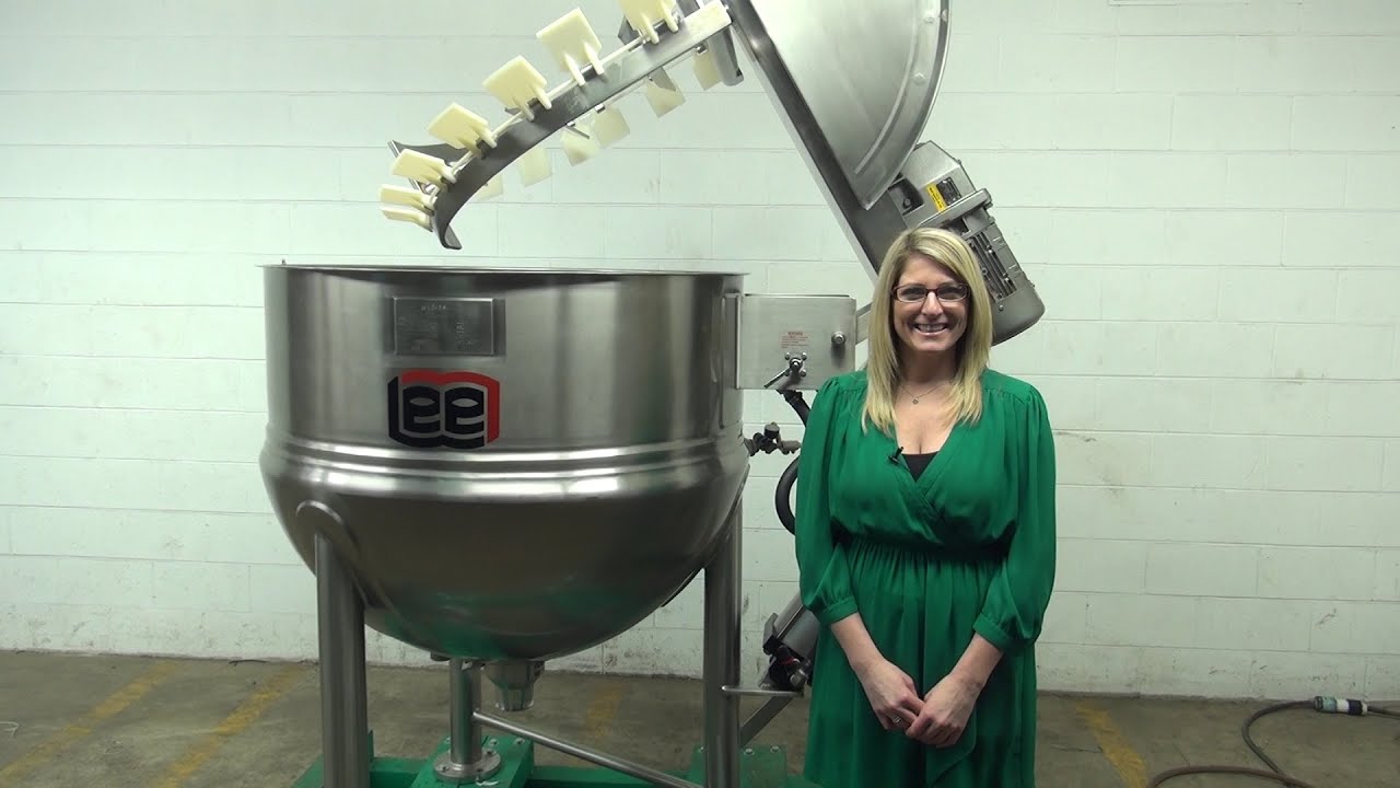 Lee Model 150 D9MT 150 Gallon Stainless Steel Double Motion 1/2 Jacketed Mixing Kettle