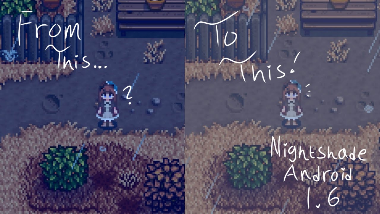 nightshade, recolor the entire game! (without reshade) - stardew valley android 1.6
