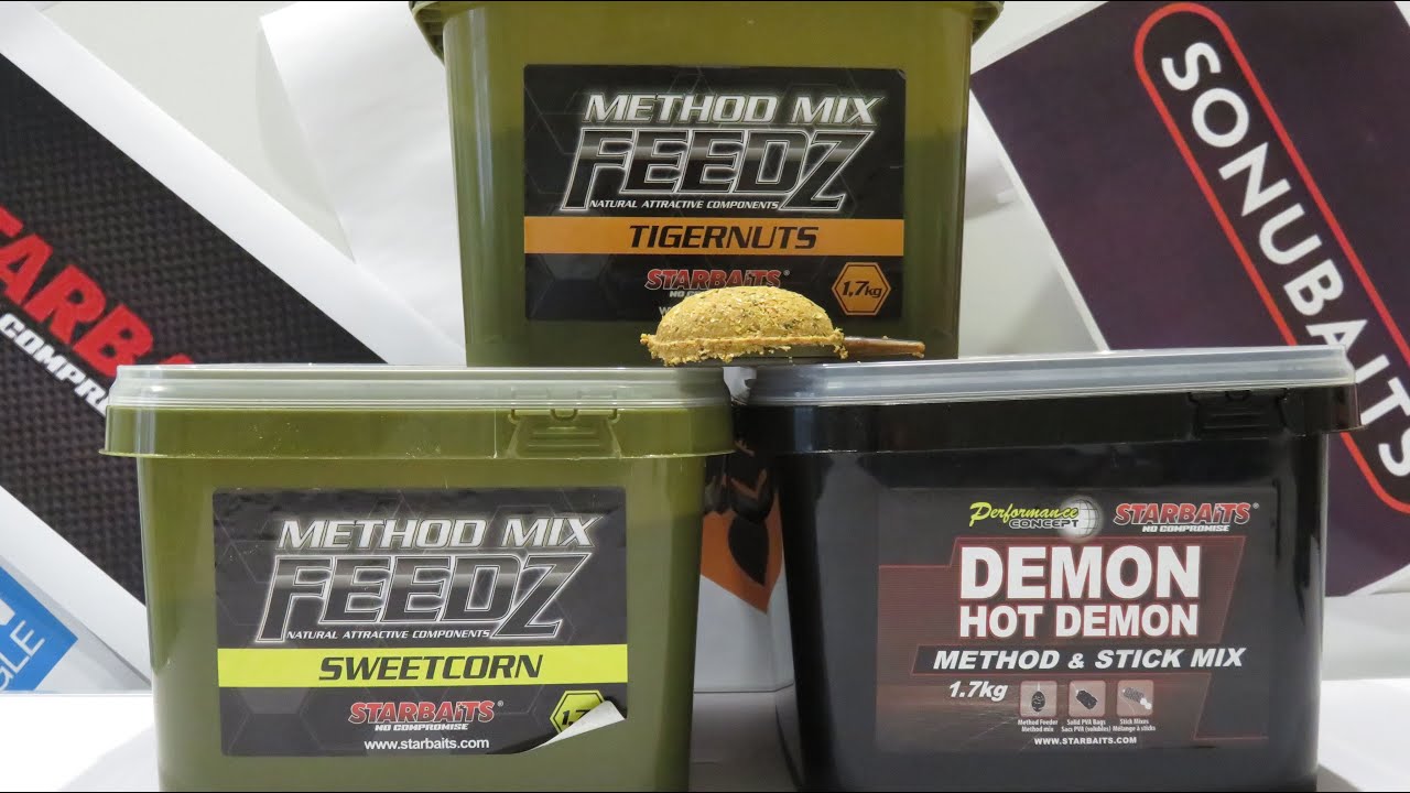 Starbaits. Круті мікси для Flat Feeder Fishing. Hot Demon--Sweet Corn--Tiger Nuts