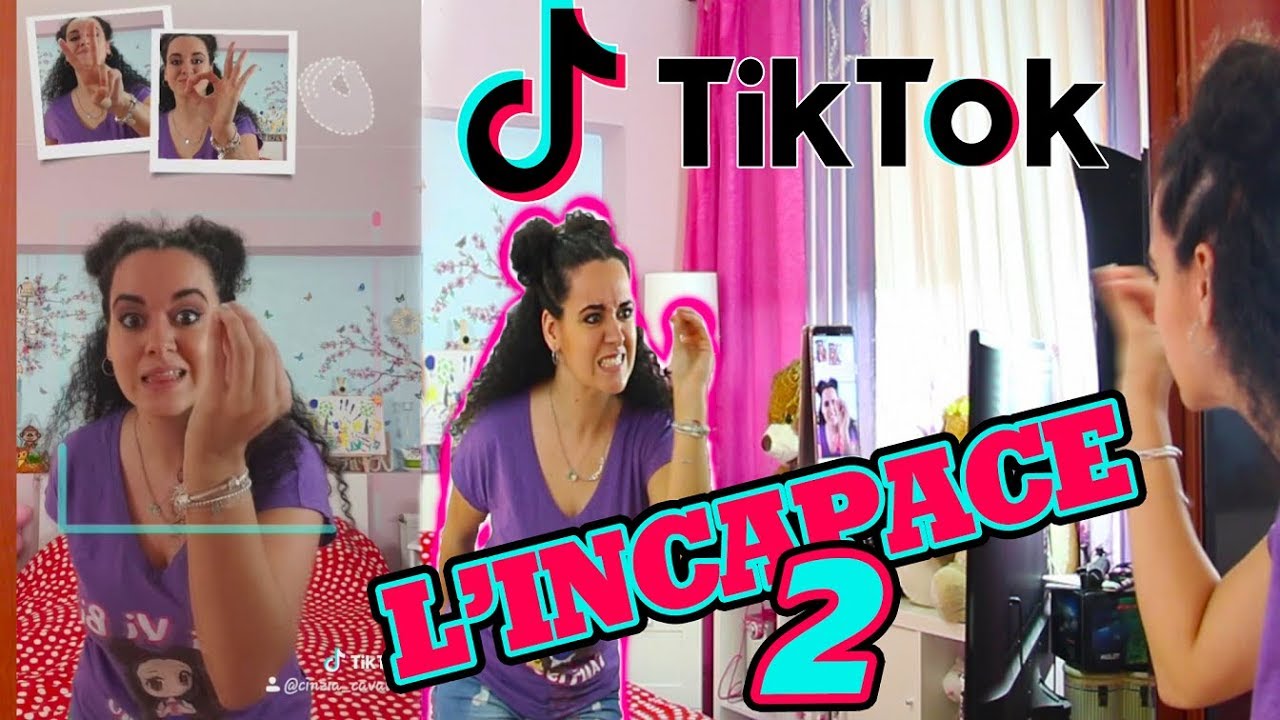 LA TIKTOKER INCAPACE 2 - PROVO BIPOLARE di ROSALBA e ALTRI TREND di TIKTOK