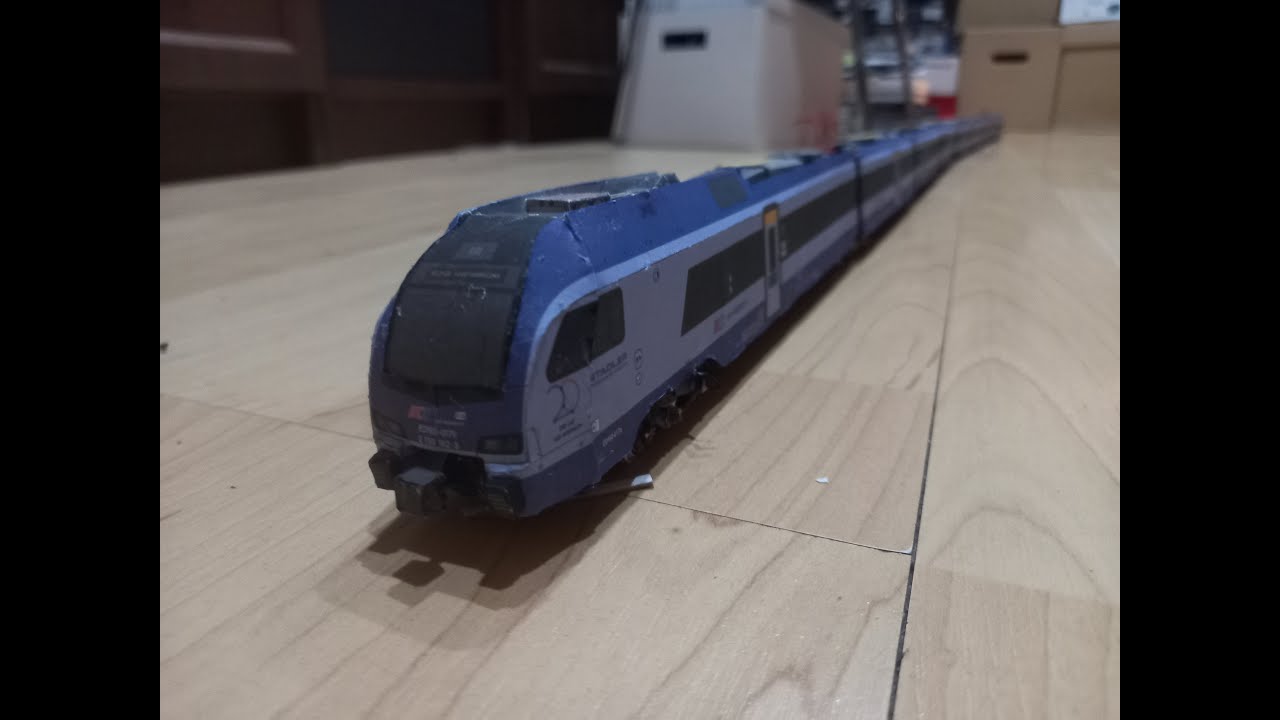 Extramodel ED160-017 Relacja Kolejowe Modelarstwo Kartonowe