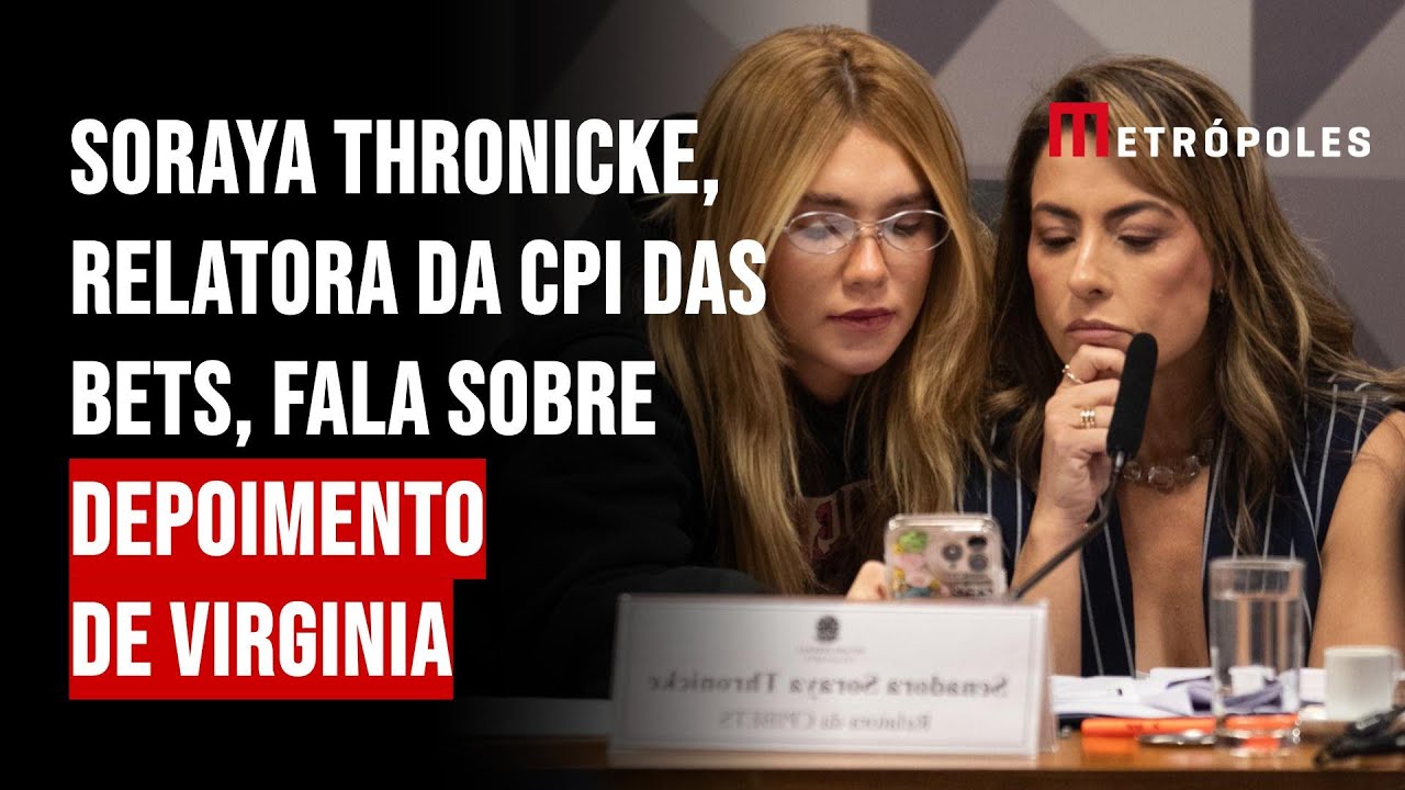 Soraya Thronicke, relatora da CPI das BETs, fala sobre depoimento de Virginia