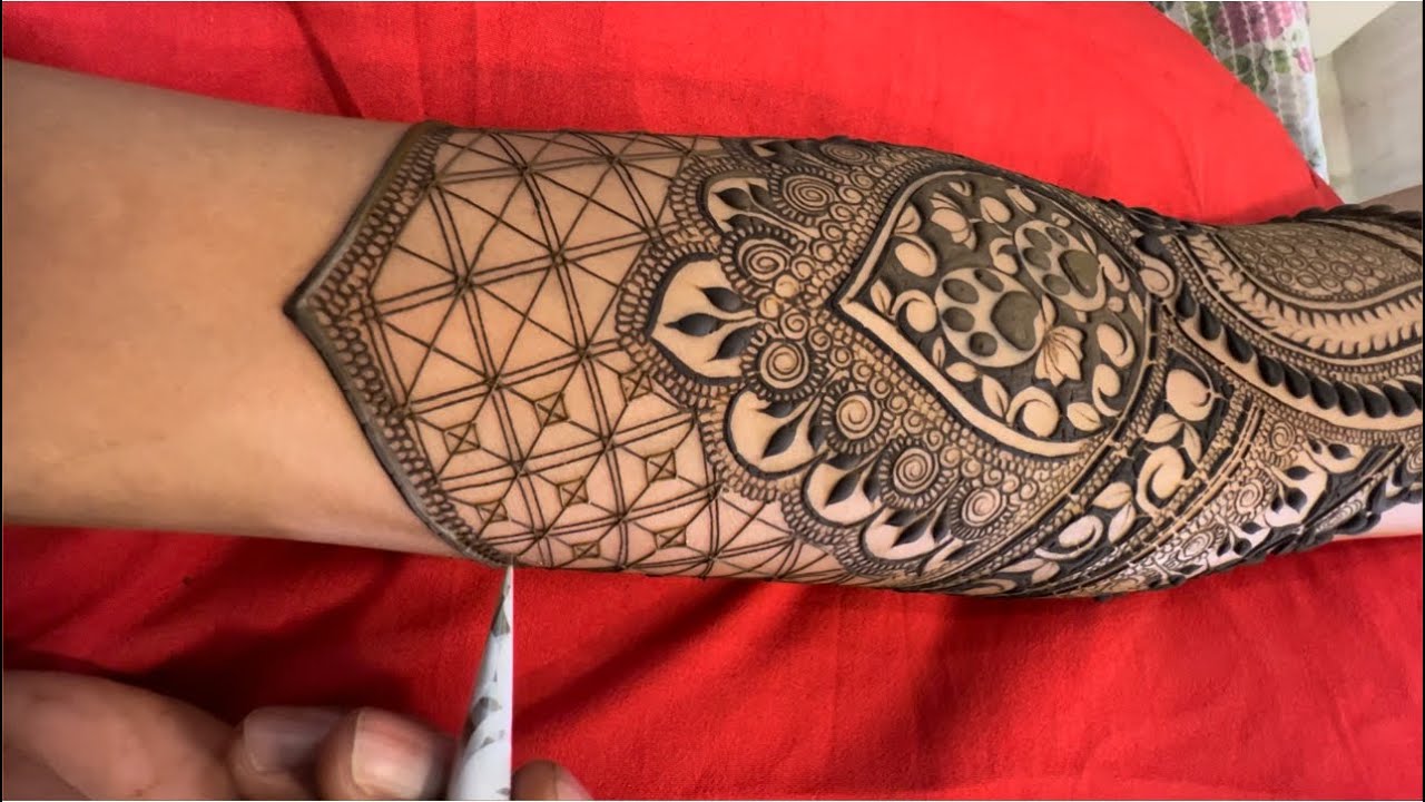 bridal check design kaise banaye / new simple bridal check design 2022 #henna