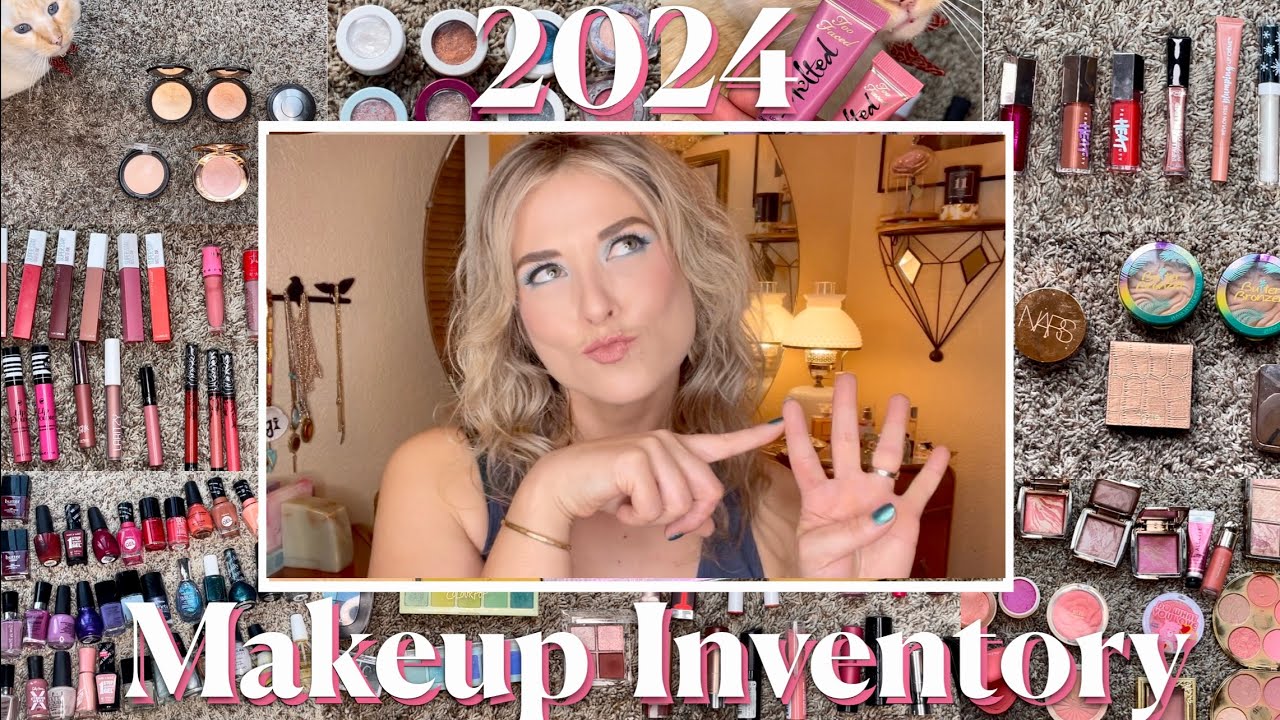 Запасы косметики на 2024 год // Показываю и считаю ВСЮ свою косметику! Уменьшила ли я количество ...