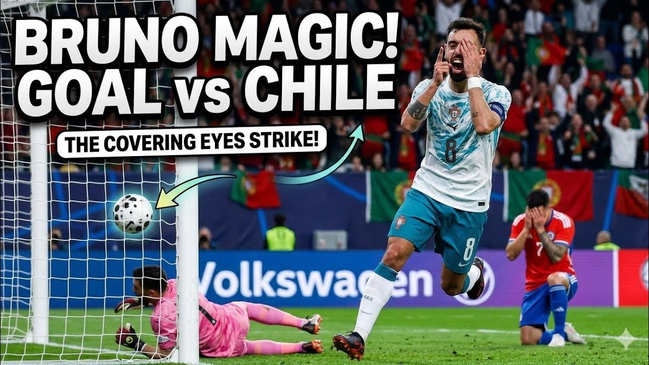 Bruno Fernandes Goal vs Chile | Portugal vs Chile 2026 Match Highlights