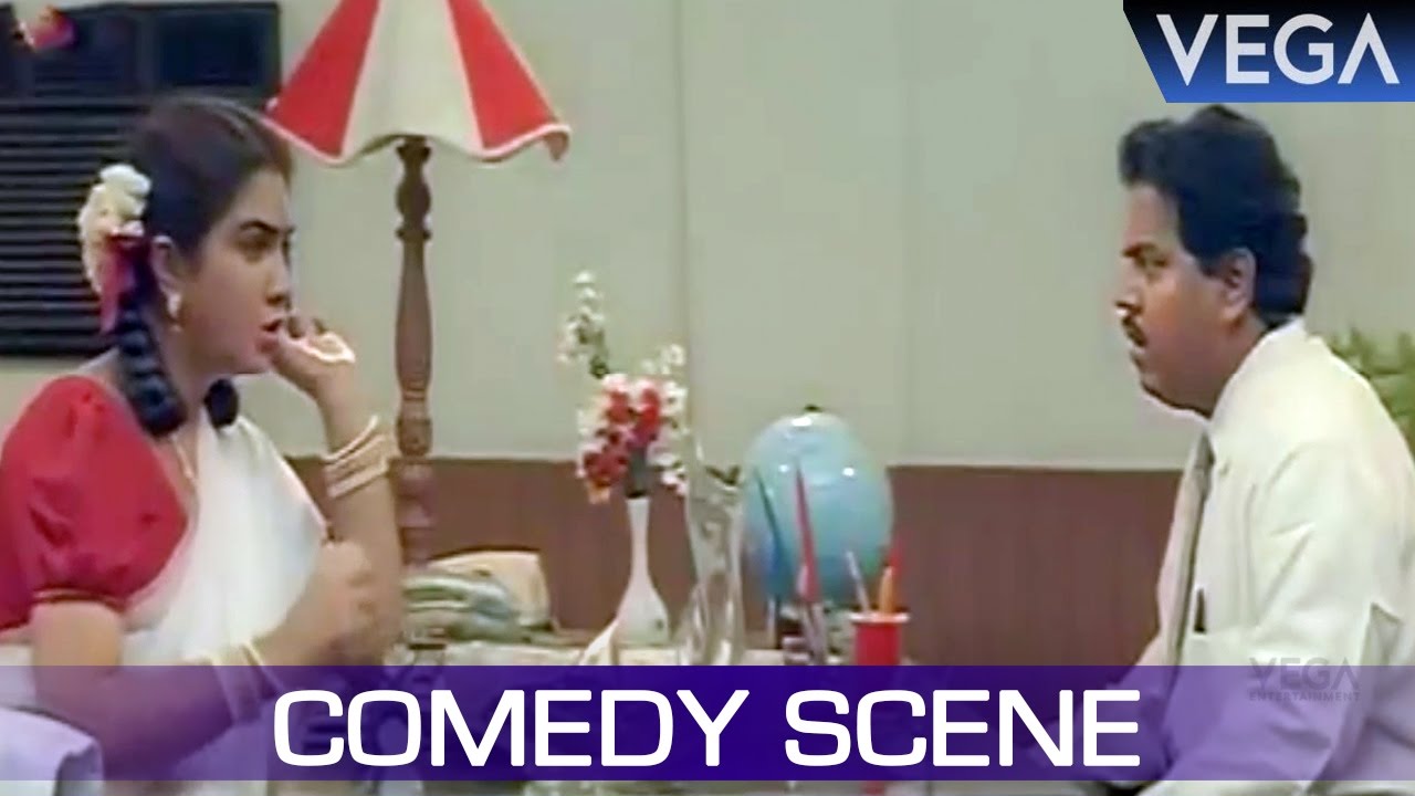 Ramki Attend To Interview || Mayabazar 1995 Tamil Movie || Comedy Scene