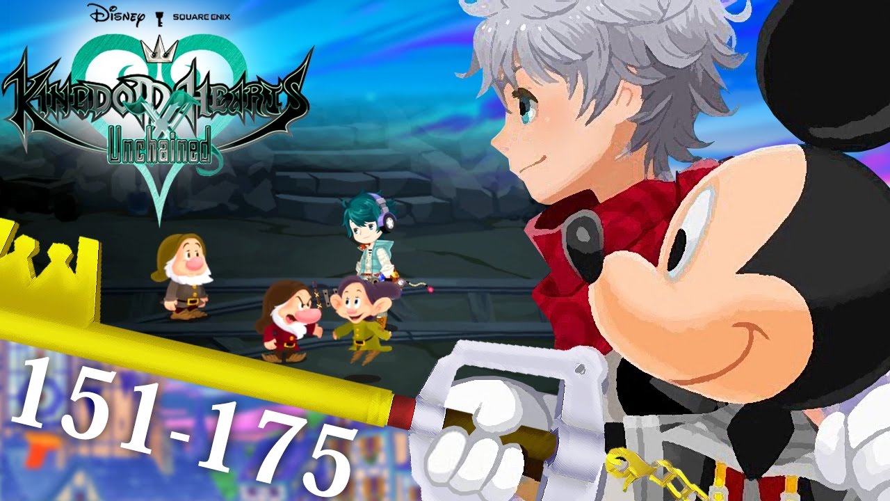 [NA] #07 - Kingdom Hearts Unchained χ - Quests 151 — 175 - Missing Dwarfs