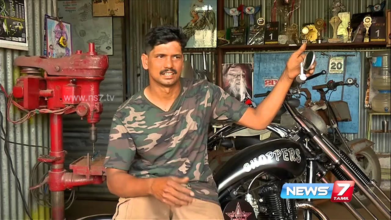 Amazing styles of bikes from this Kovai mechanic | News7 Tamil