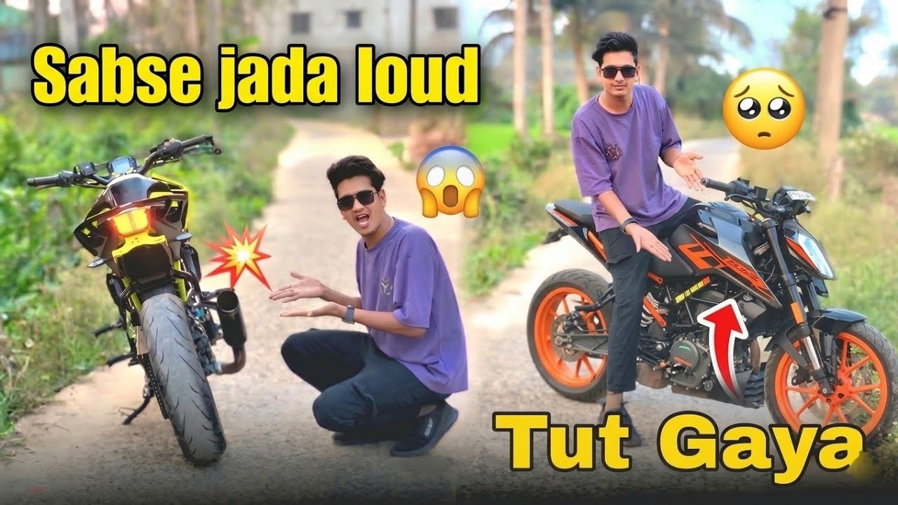 KTM Duke Modification: Sabse Loud Exhaust Lagaya aur Ye Kya Ho Gaya? 🛑 @khan61rider 