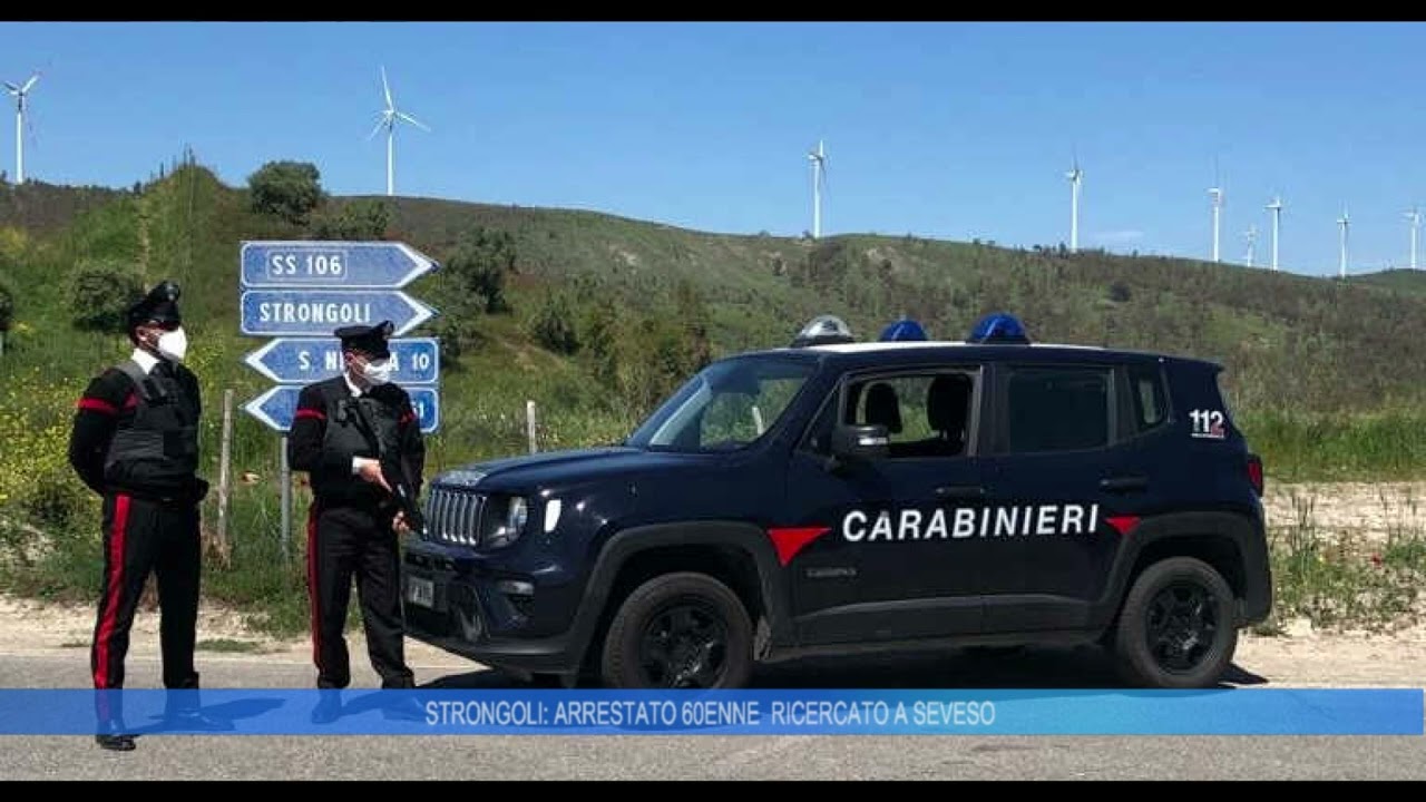 STRONGOLI (KR):  ARRESTATO 60ENNE RICERCATO A SEVESO