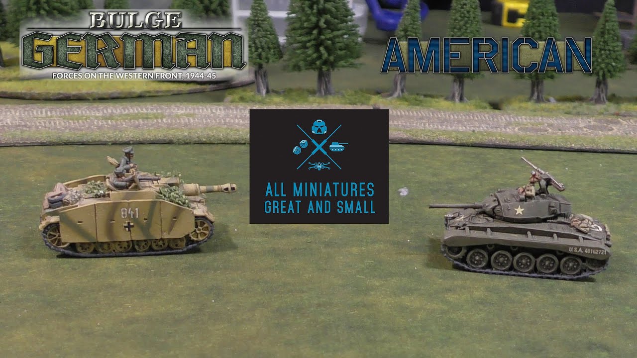 Flames of War Battle Report! - Bulge US Chaffee Company vs. German StuG Company.