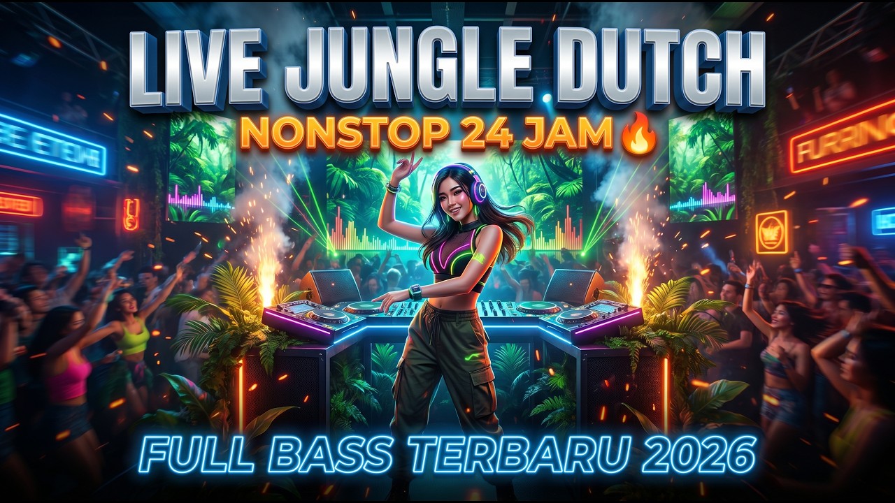 LIVE JUNGLE DUTCH NONSTOP 24 JAM 🔥 | MUSIK FULL BASS TERBARU 2026 #dj #jungledutch #fullbass