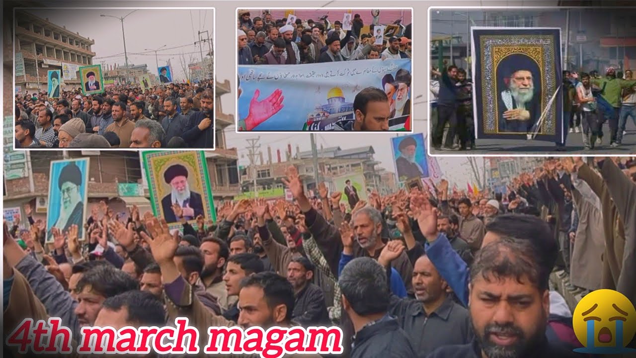 4th March Magam Budgam Kashmir || 2026||Protest in Kashmir ||Magam #iran