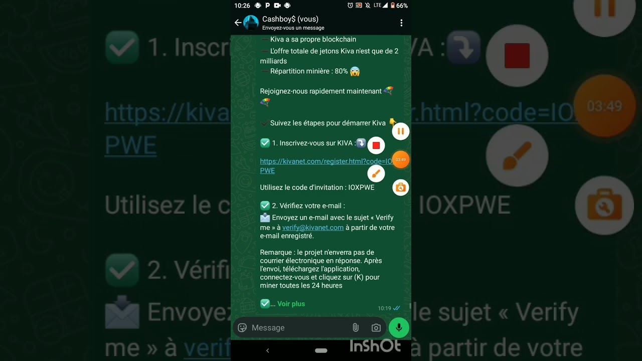 Kiva network:new mining app/free airdrop