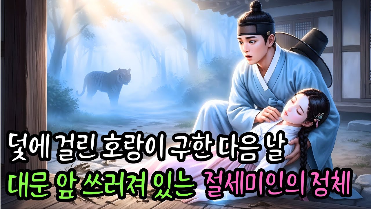 👌잠자기전 듣는 옛날이야기 1시| 덫에 걸린 호랑이를 구해준 다음 날, 대문 앞에 쓰러져 있는 절세미인의 정체 ㅣ옛날이야기 ㅣ민담 ㅣ오디오북ㅣ전설ㅣ설화 ㅣ야담