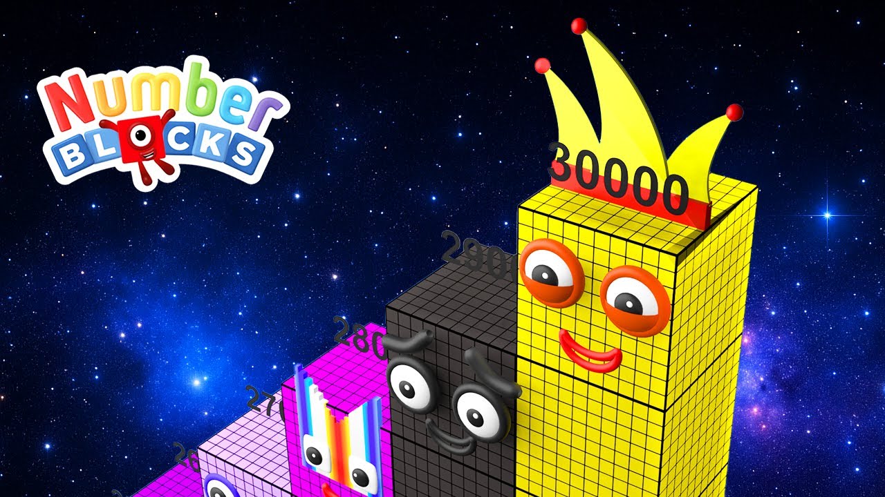 Numberblocks 1 vs 30,000 - Count to 30,000 | Learn to Count BIG Numbers!