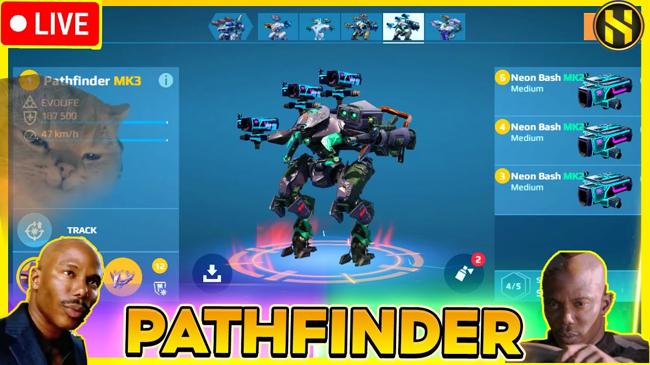 Pathfinder Squad Battle    __     HUY WR _Live _War Robots