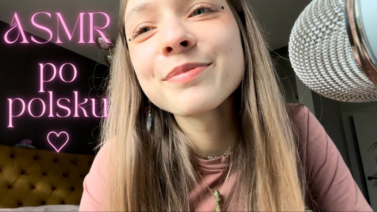 Moje pierwsze ASMR po polsku • my first polish ASMR 💗🫣 (whispering, tapping, mouth sounds)
