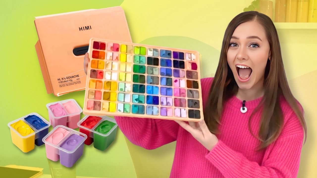 VOLVÍ A PINTAR CON LAS GOUACHE HIMI… Y ESTO PASÓ 😳🎨✨