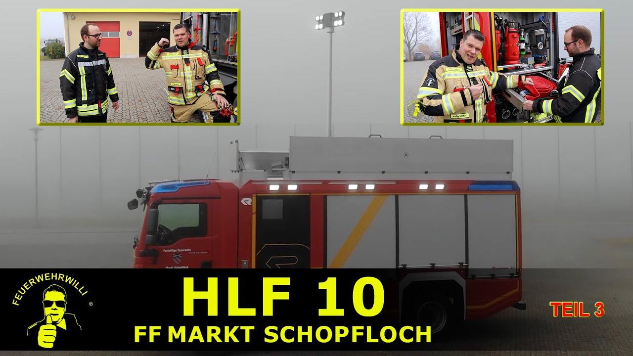 BOOOM! Das HLF 10 von der Feuerwehr Markt Schopfloch #rosenbauer (Teil 3/3)