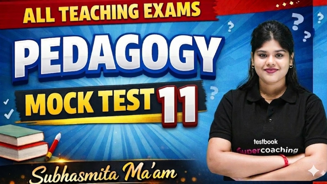 OTET, Odisha Bed, Junior Teacher 2026 | Pedagogy Mock Test by Subhasmita Maam