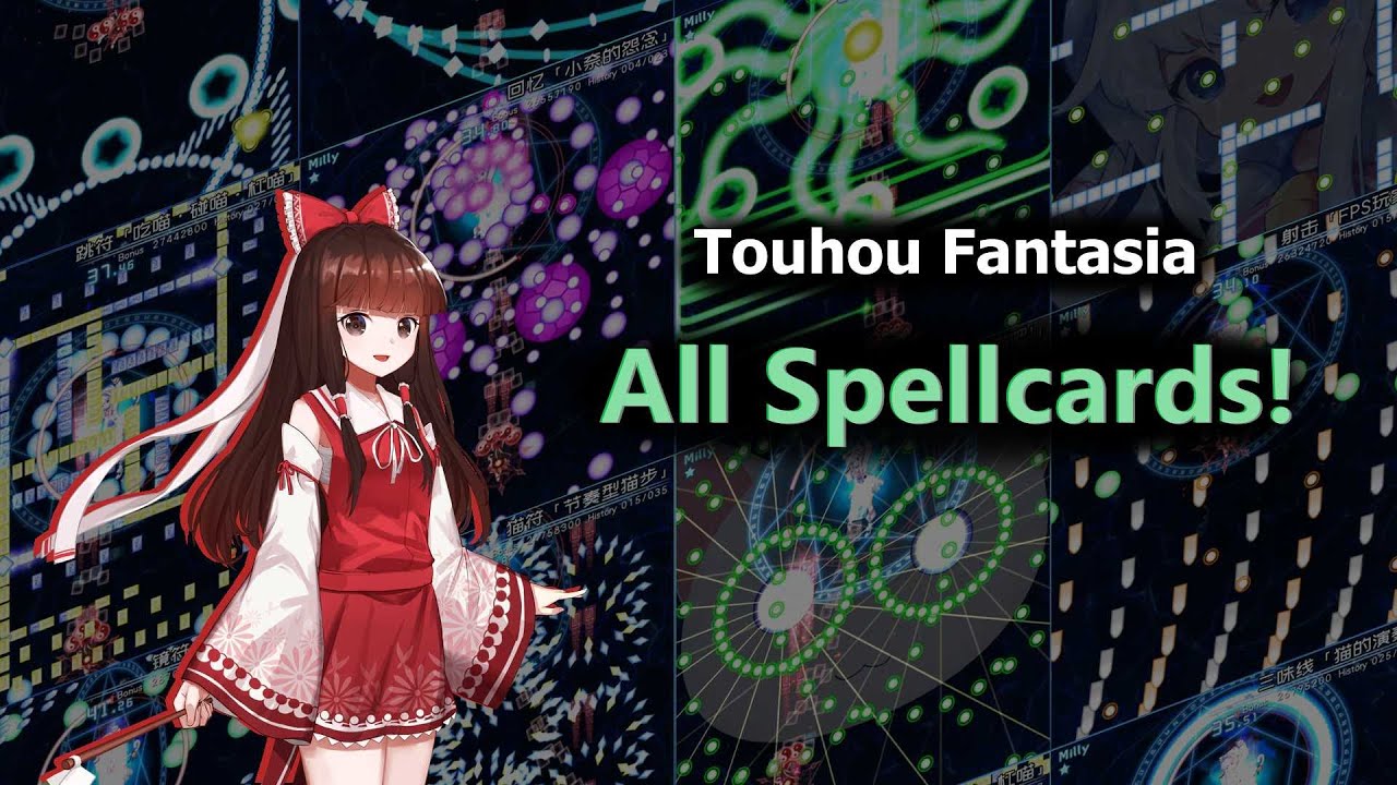 Touhou Fantasia All Spellcards with Reimu