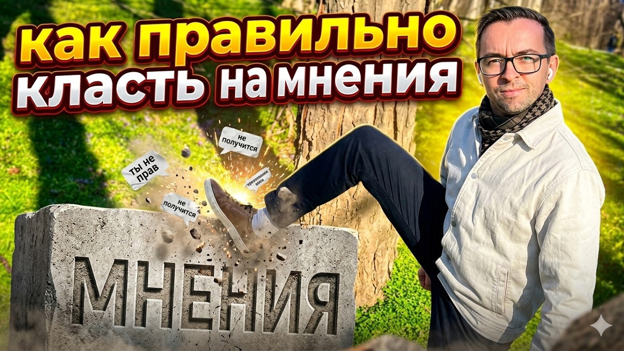 Мнения окружающих тянут тебя на дно? СДЕЛАЙ ЭТО! 🚀