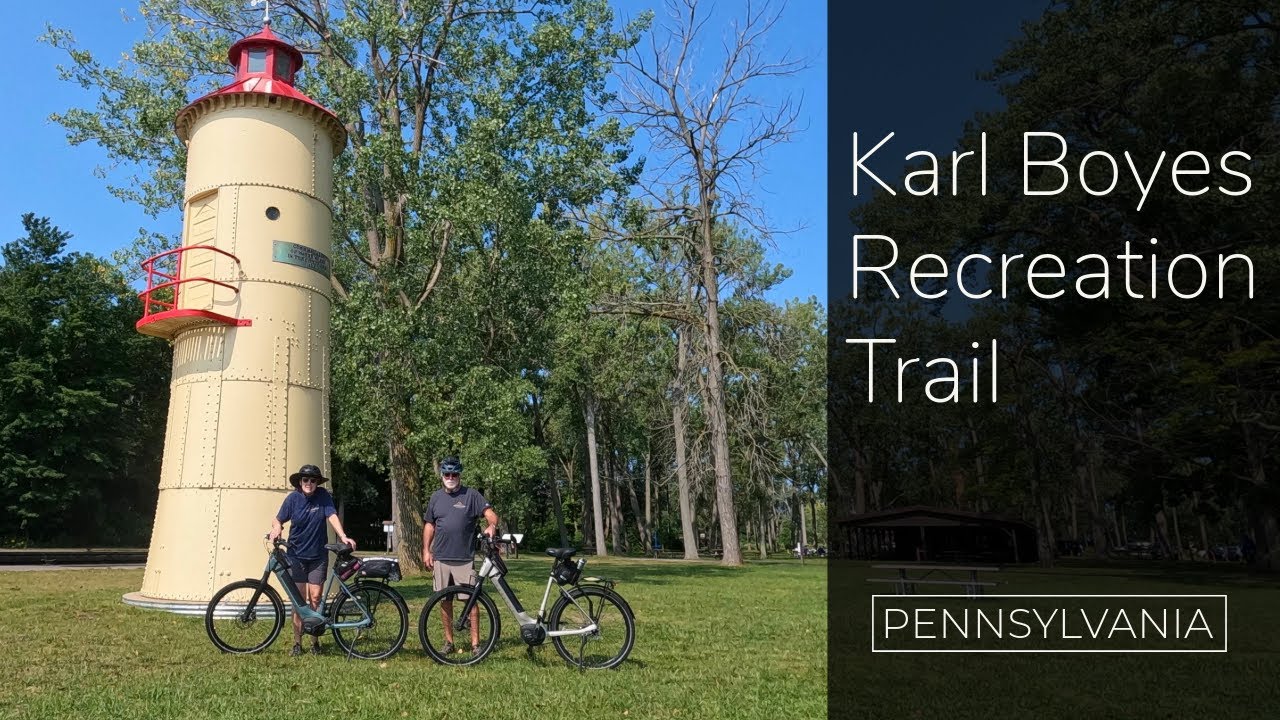 Beaches, Lighthouses & Lake Erie Bliss!   Ride Erie, Pennsylvania's Karl Boyes Trail