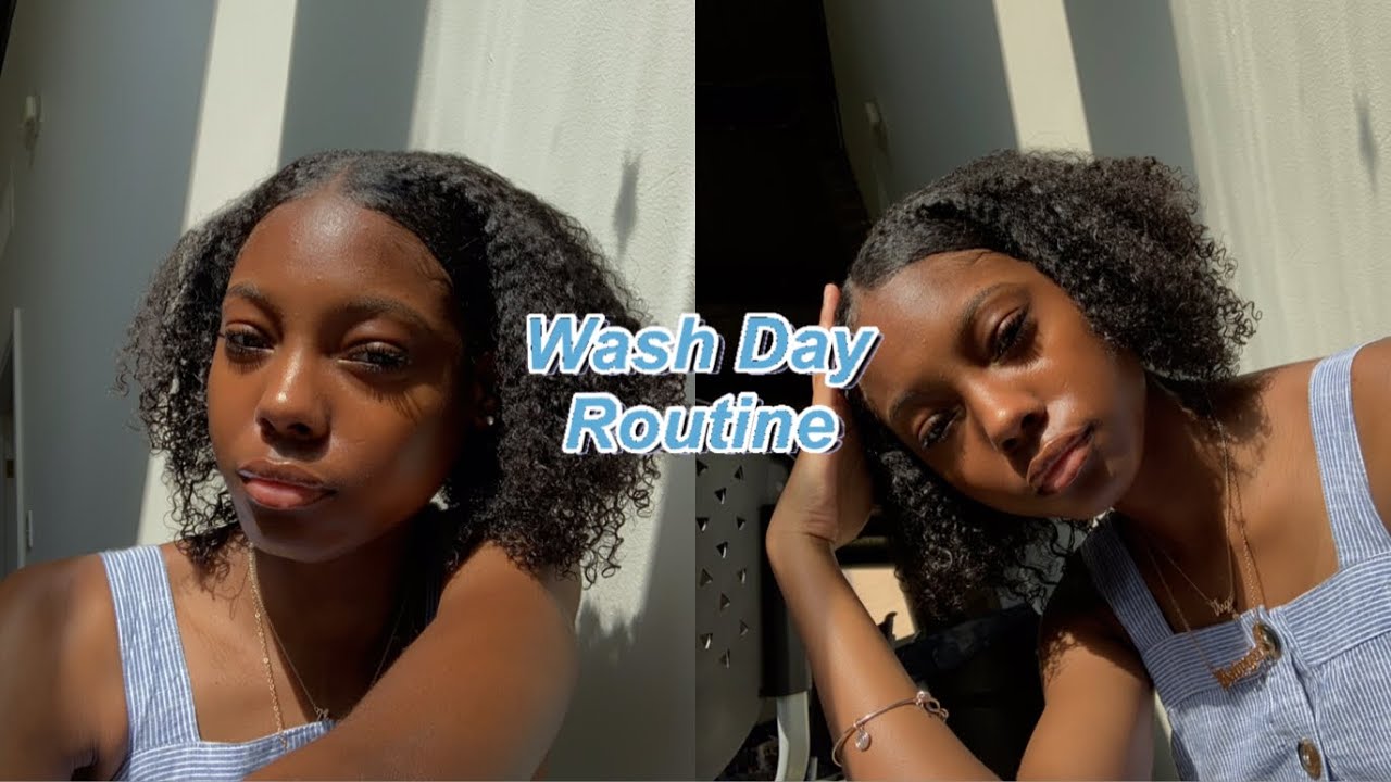 Deep Clean Wash Day Routine on Type 4 Natural Hair!! | Zharia’Elizabeth